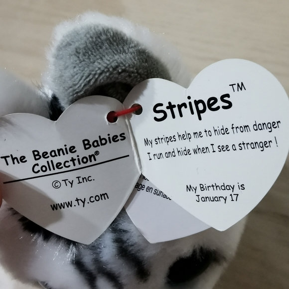 TY Beanie Babies Stripes - Picture 7 of 9